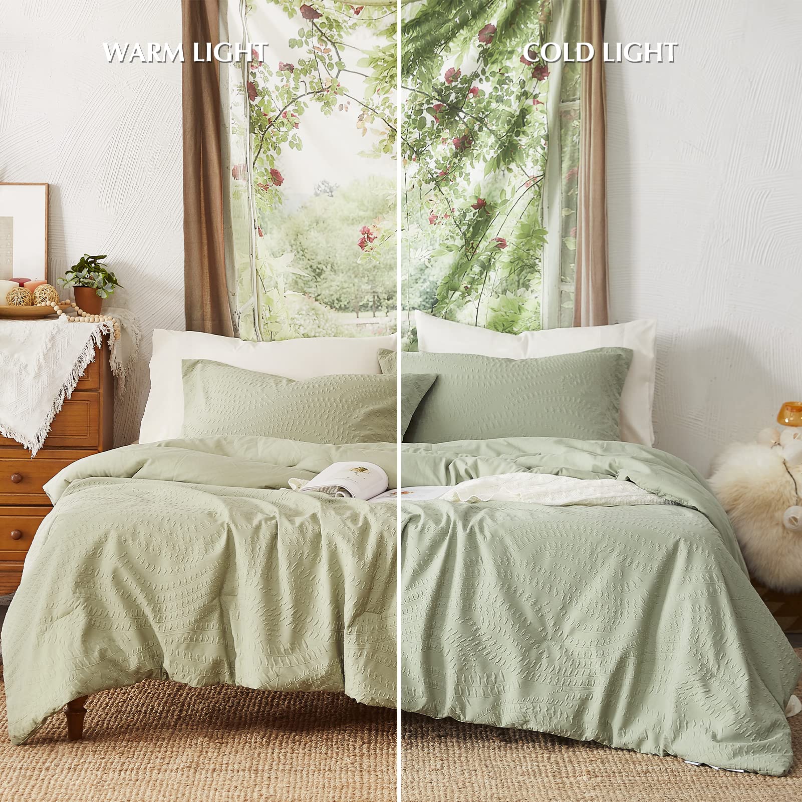 Geniospin set on mattress showing scale and proper queen fit benefit