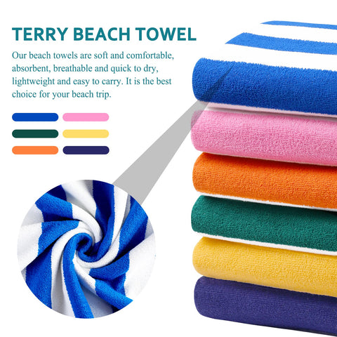 Genovega towel laid on sand demonstrating large coverage and comfort