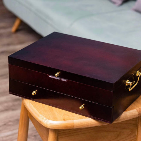 GENRICE chest with utensils for size comparison and clear capacity benefit