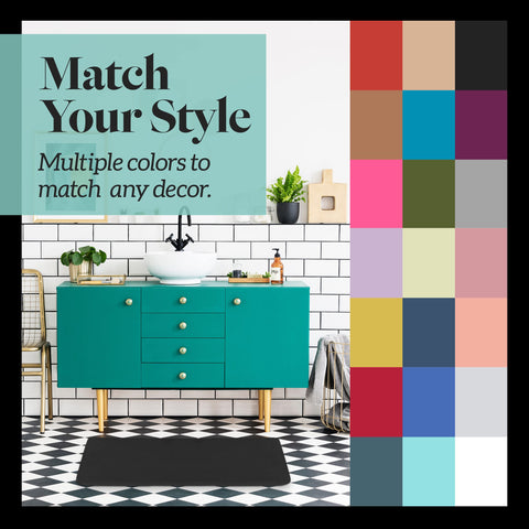 Genteele folded mat stored compactly saving space when not used