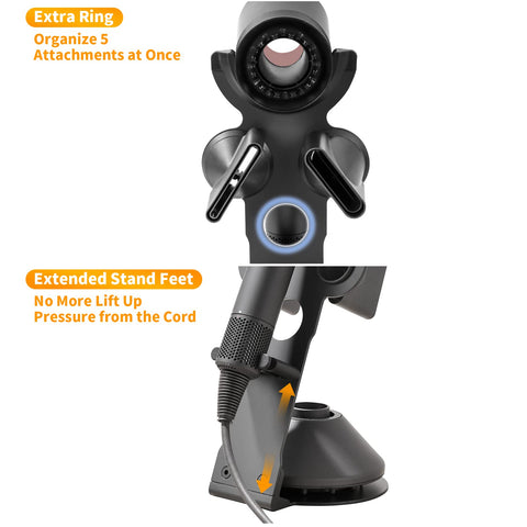 genyen eye side profile showing extended feet for stable, anti-lift support