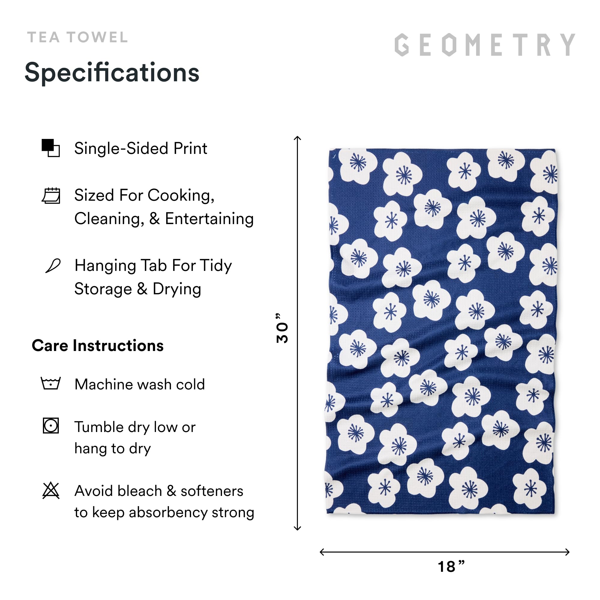 GEOMETRY stacked towels on counter signaling neat organization