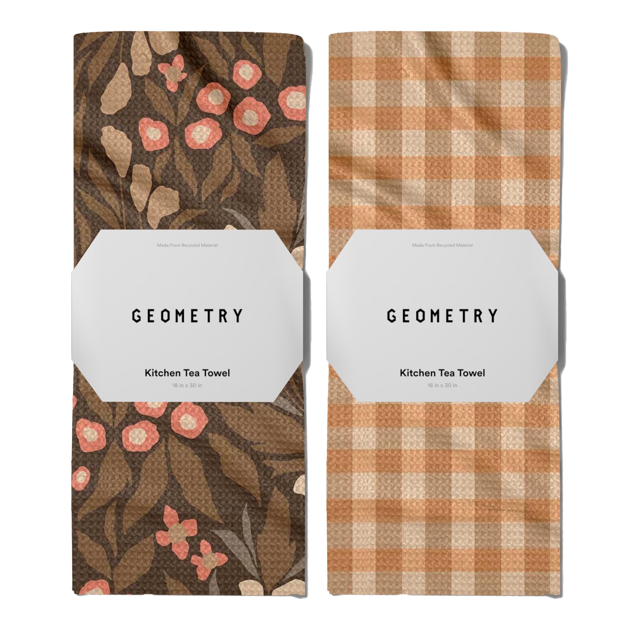 GEOMETRY front packaging showing Autumn Bliss two-piece set and benefits