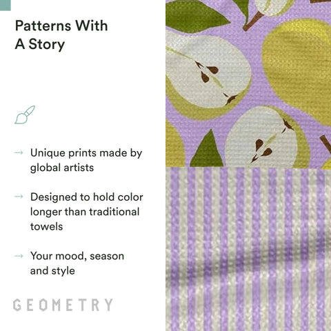 GEOMETRY towel drying glassware streak-free to highlight polishing benefit