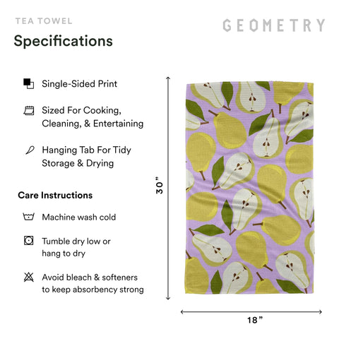 GEOMETRY neatly folded towel on counter emphasizing tidy storage benefit