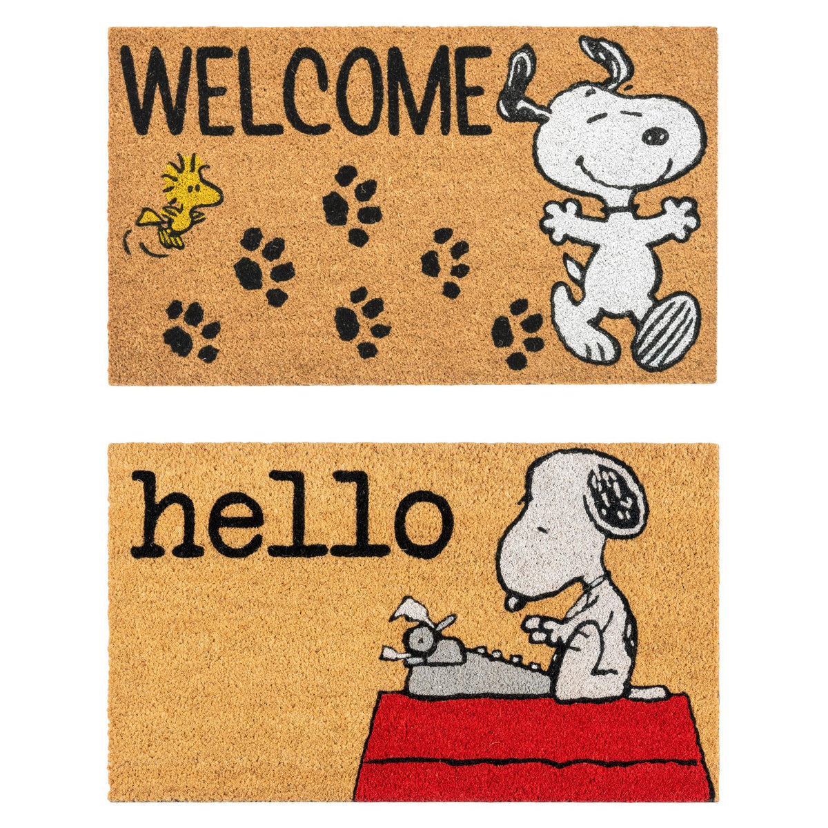Gertmenian Snoopy front view showing welcome design and curb appeal
