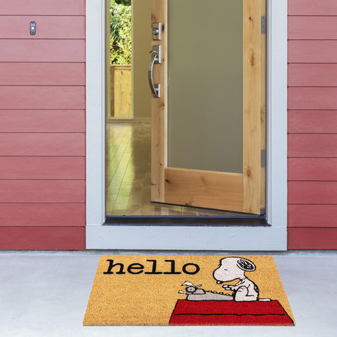 Gertmenian Snoopy label and licensed tag confirming authentic partnership