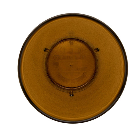 GET amber tumbler in use on outdoor table illustrating shatterproof convenience