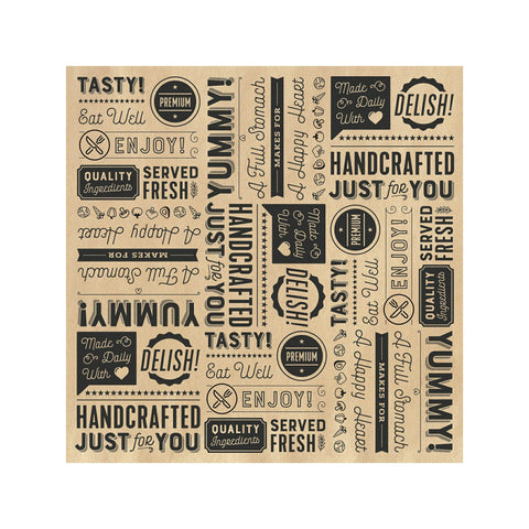 GET front box of 1000 brown grease-resistant sheets for easy service