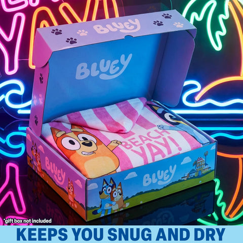 Get Trend Bluey folded and packed for travel showing compact convenience