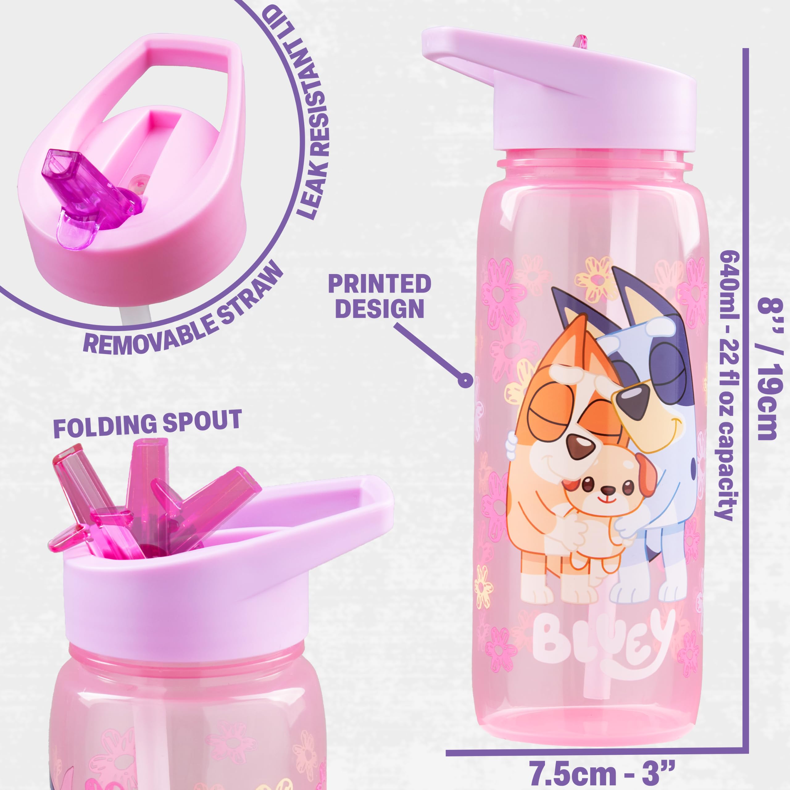 Get Trend Bluey in use at school with child carrying matching lunch set for convenience