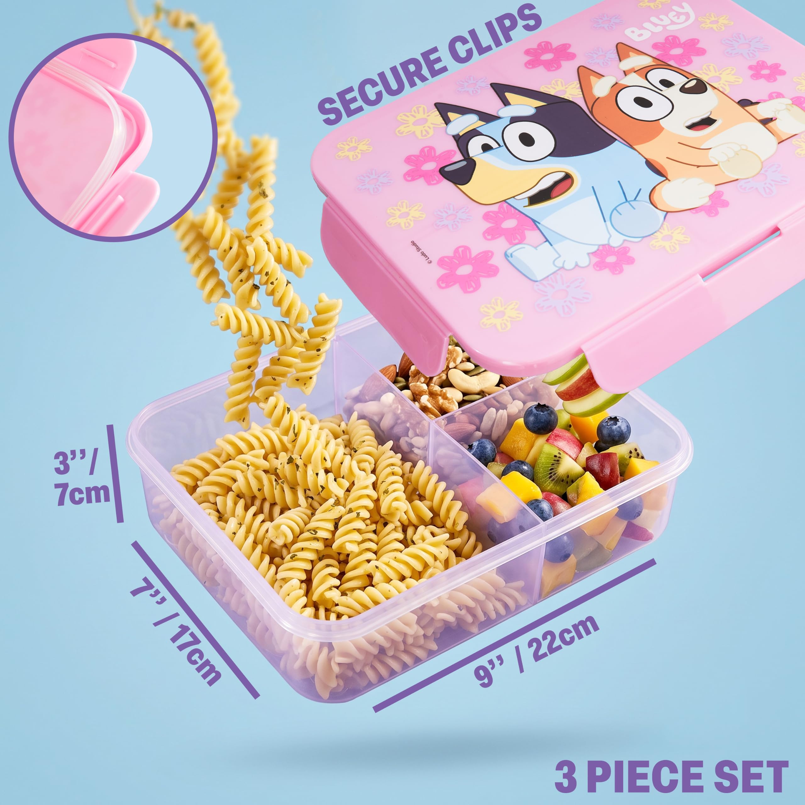 Get Trend Bluey size comparison with common items to show compact, lightweight portability