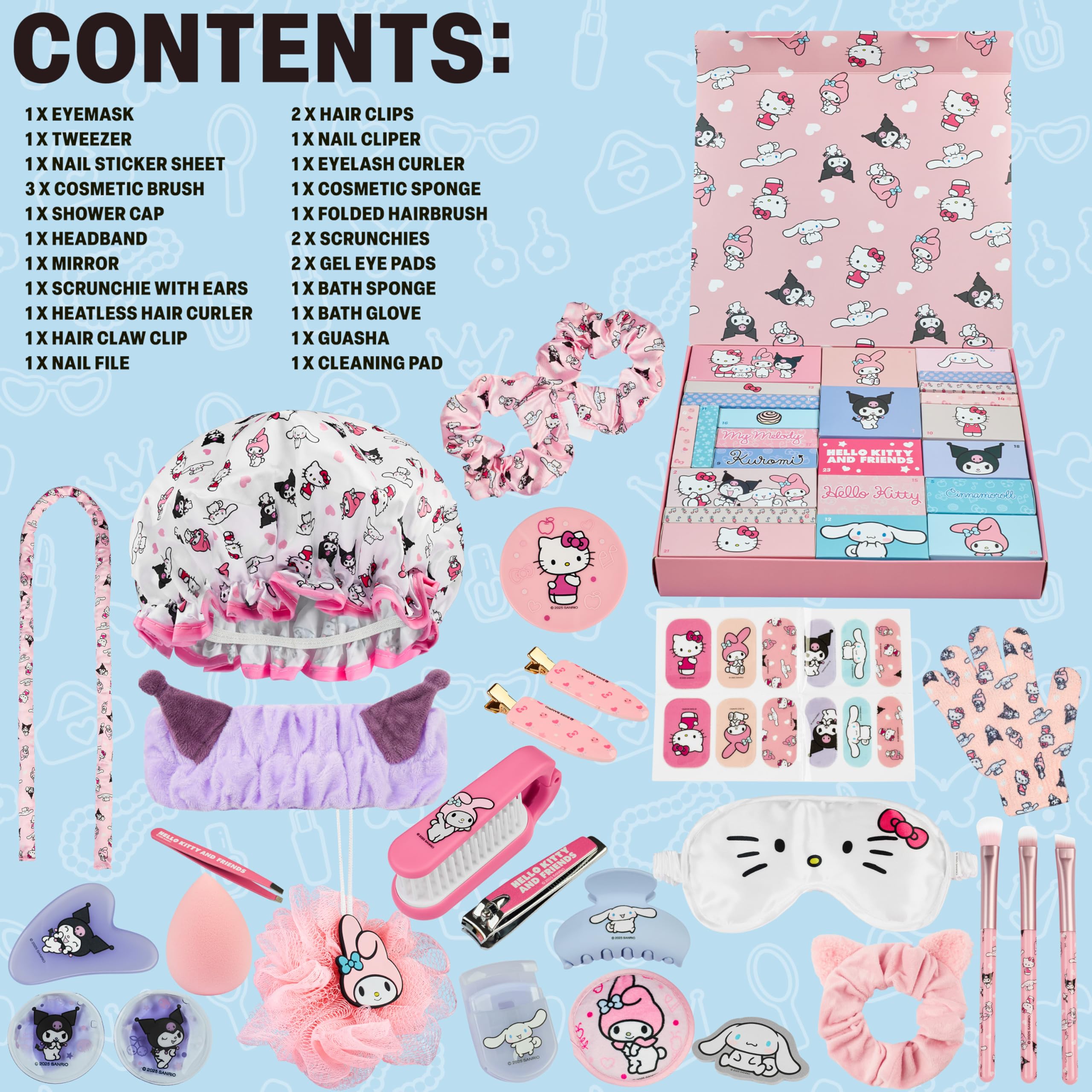 Get Trend Hello Kitty lifestyle gift setting styled on table for instant holiday gifting appeal