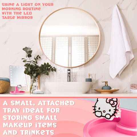 Get Trend Hello Kitty on vanity in styled bedroom scene for functional decorative use