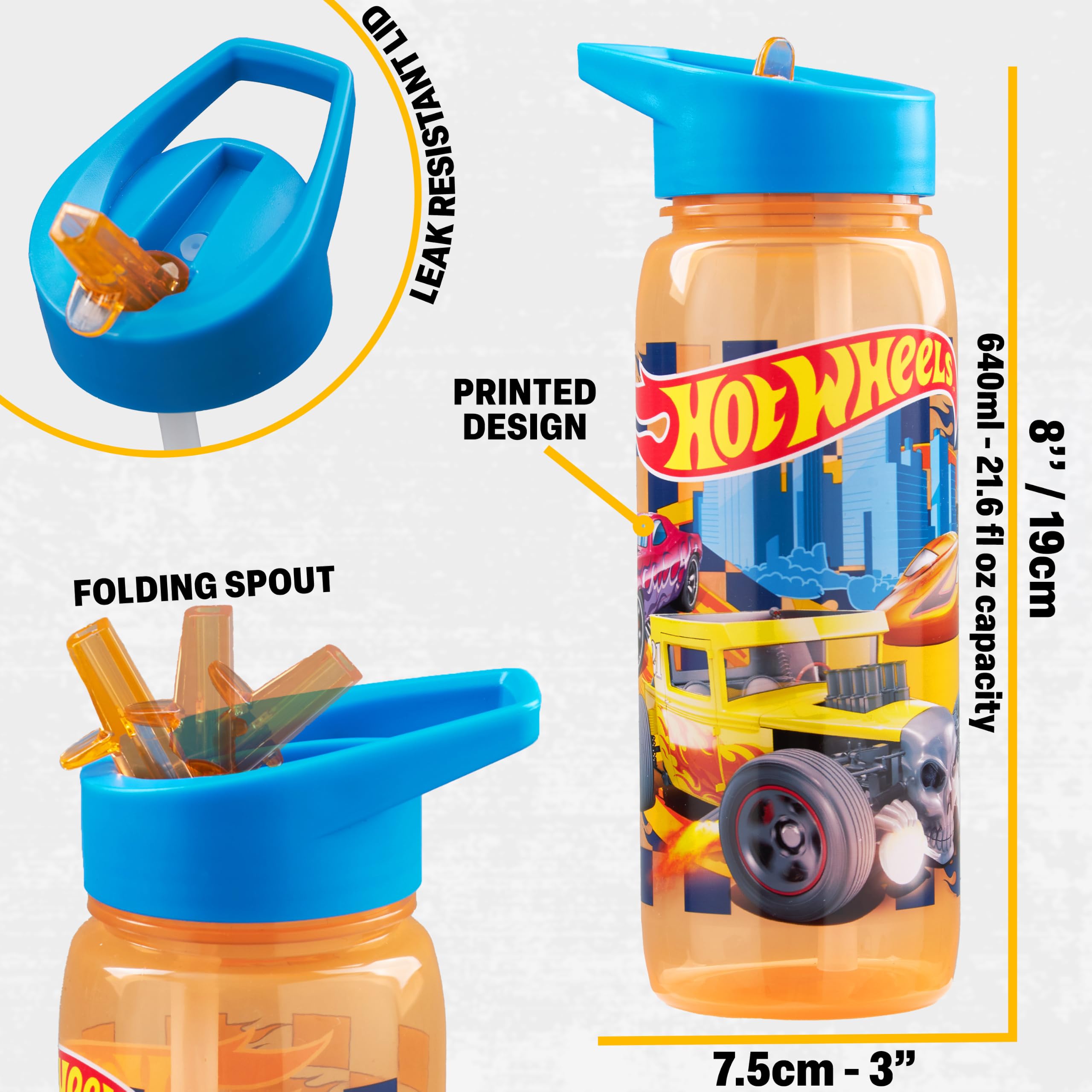 Get Trend Hot Wheels kit in a child's backpack showing portability and everyday use