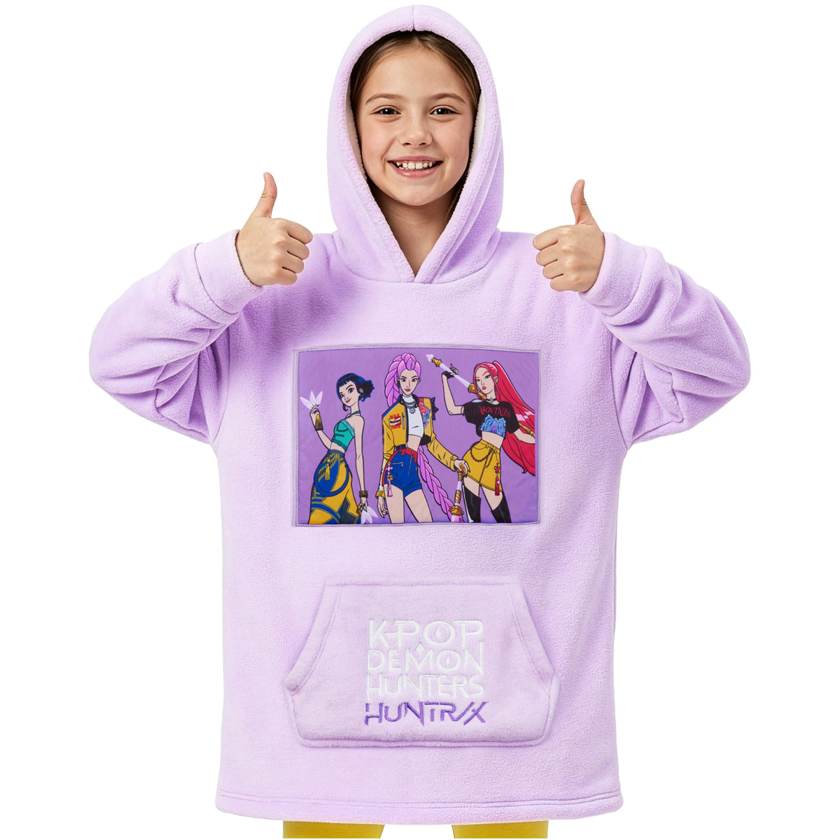 Get Trend Huntrix front view showing characters and cozy style for fans