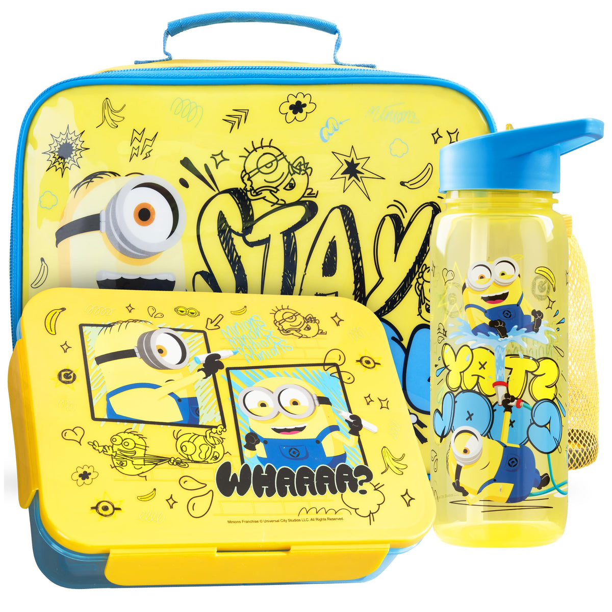 Get Trend Minions front packaging showing the three-piece set and playful design for kids