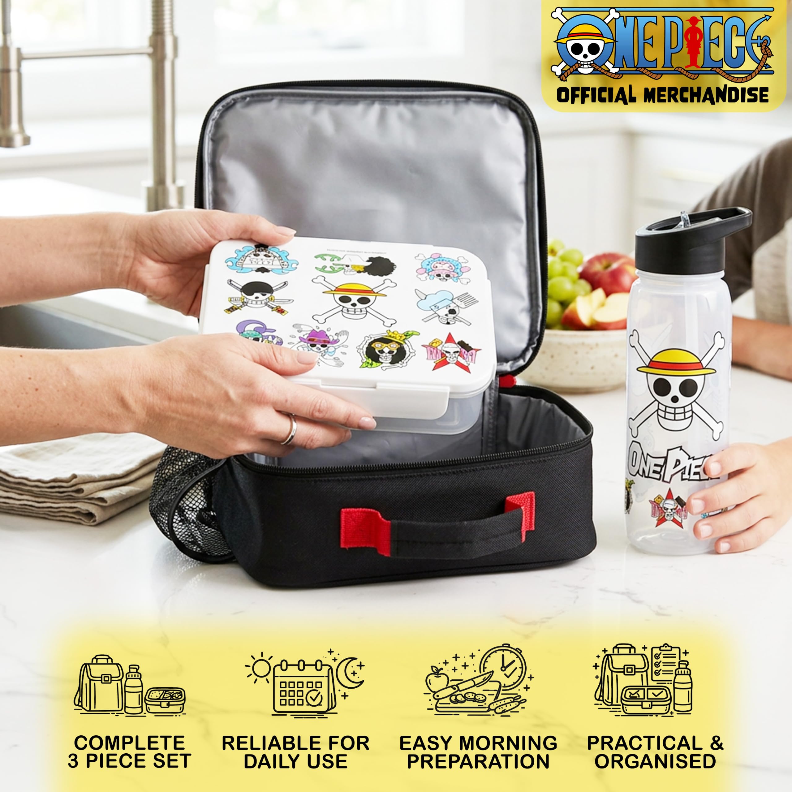 Get Trend One Piece bento close-up showing compartment layout and organized meals