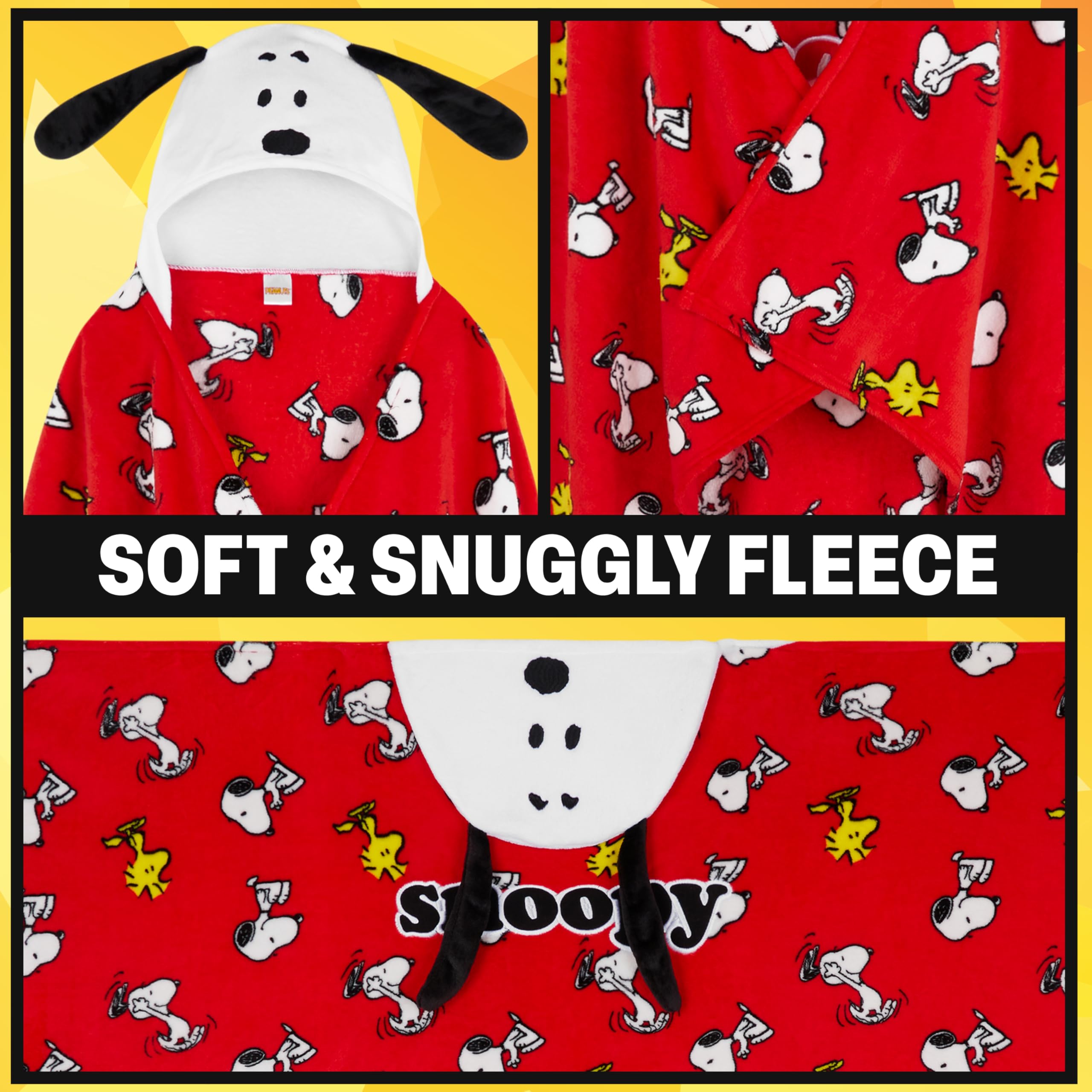 Get Trend Snoopy in use on sofa demonstrating wearable comfort and warmth