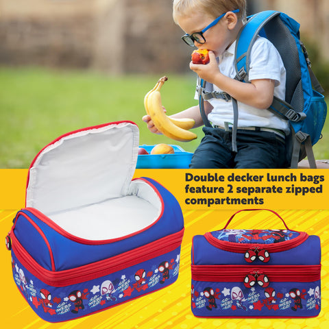 Get Trend Spidey close-up of Spidey-shaped zip pull for kid-friendly opening