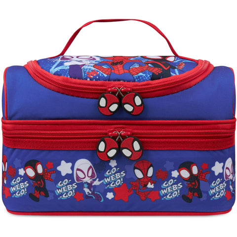 Get Trend Spidey front view showing Marvel artwork and easy-carry benefit