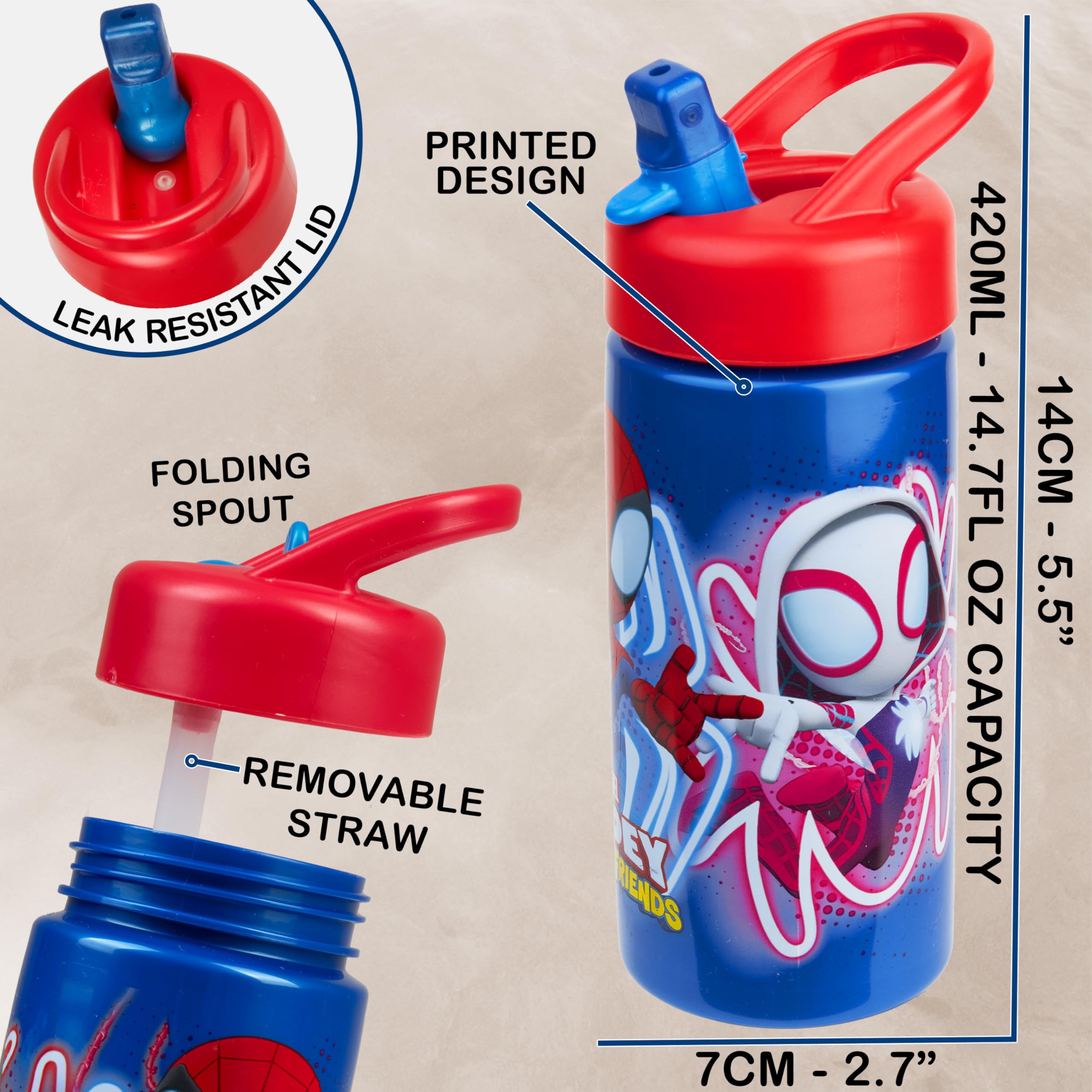 Get Trend Spidey in use at school showing practical carry and organized lunch benefit