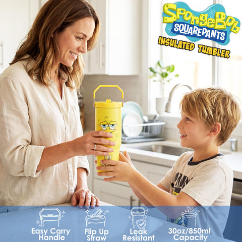 Get Trend SpongeBob close-up of graphic print with durable coating benefit
