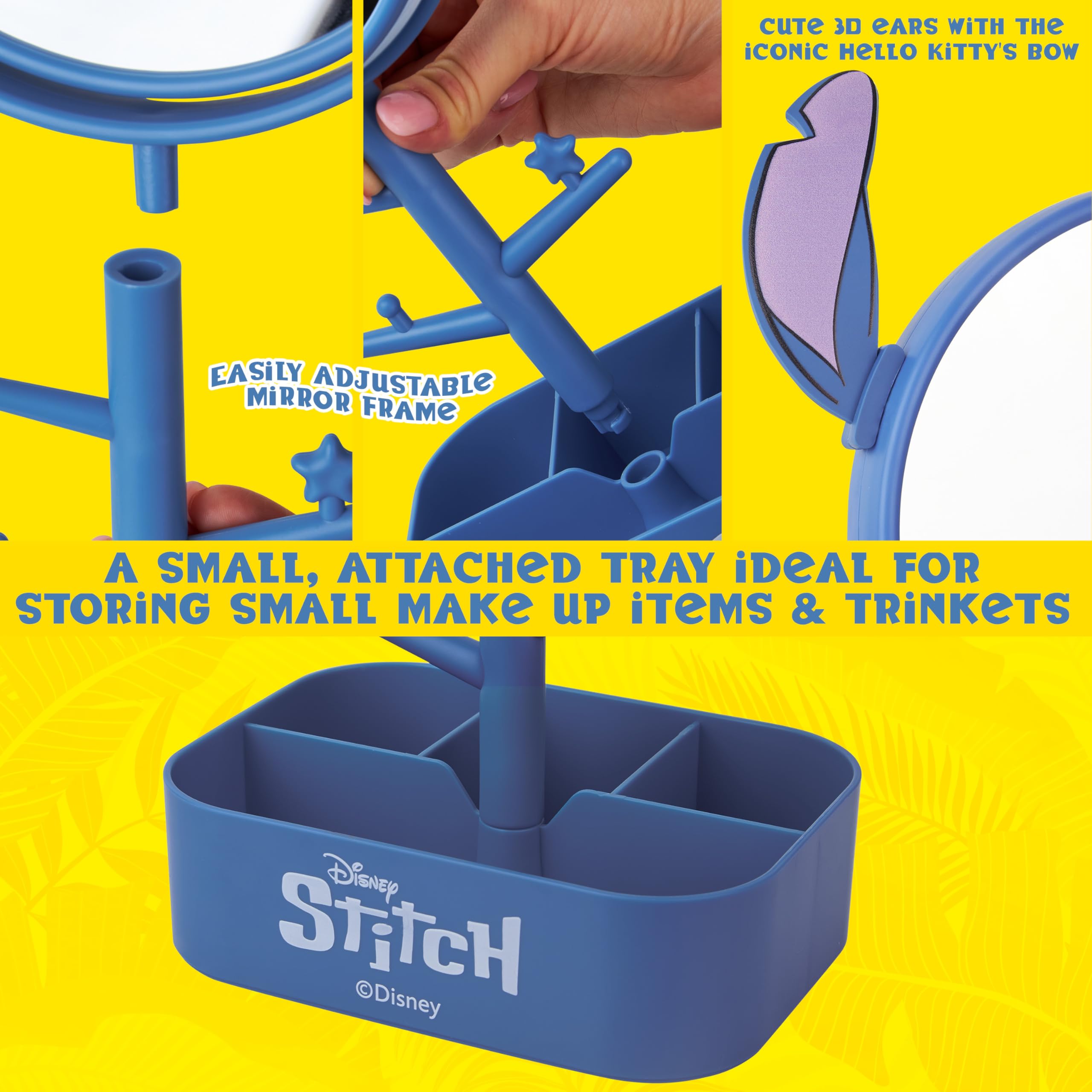 Get Trend Stitch mirror pegs holding bracelets and necklaces showing anti-tangle benefit