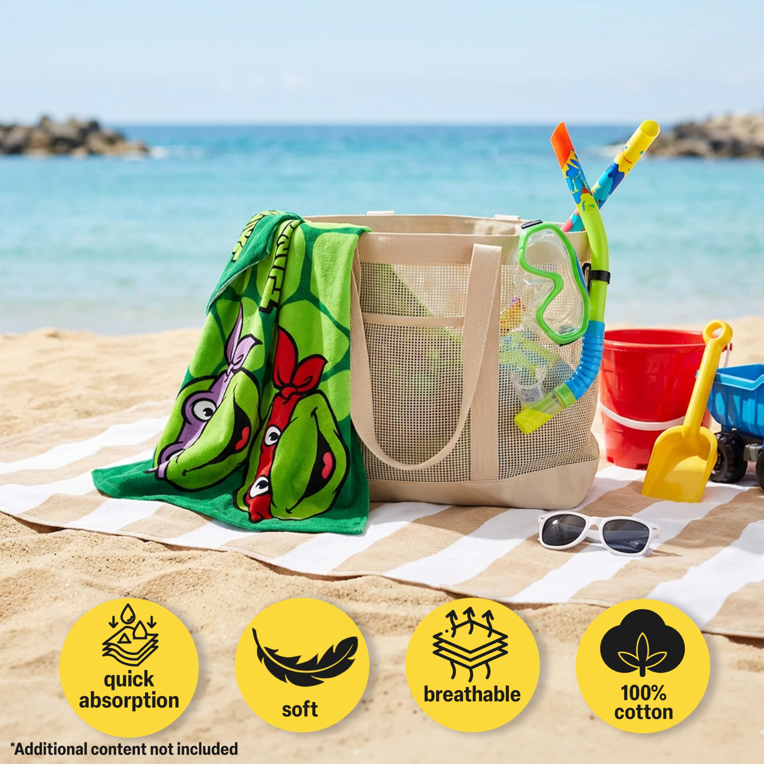 Get Trend towel back pattern display highlighting licensed print durability