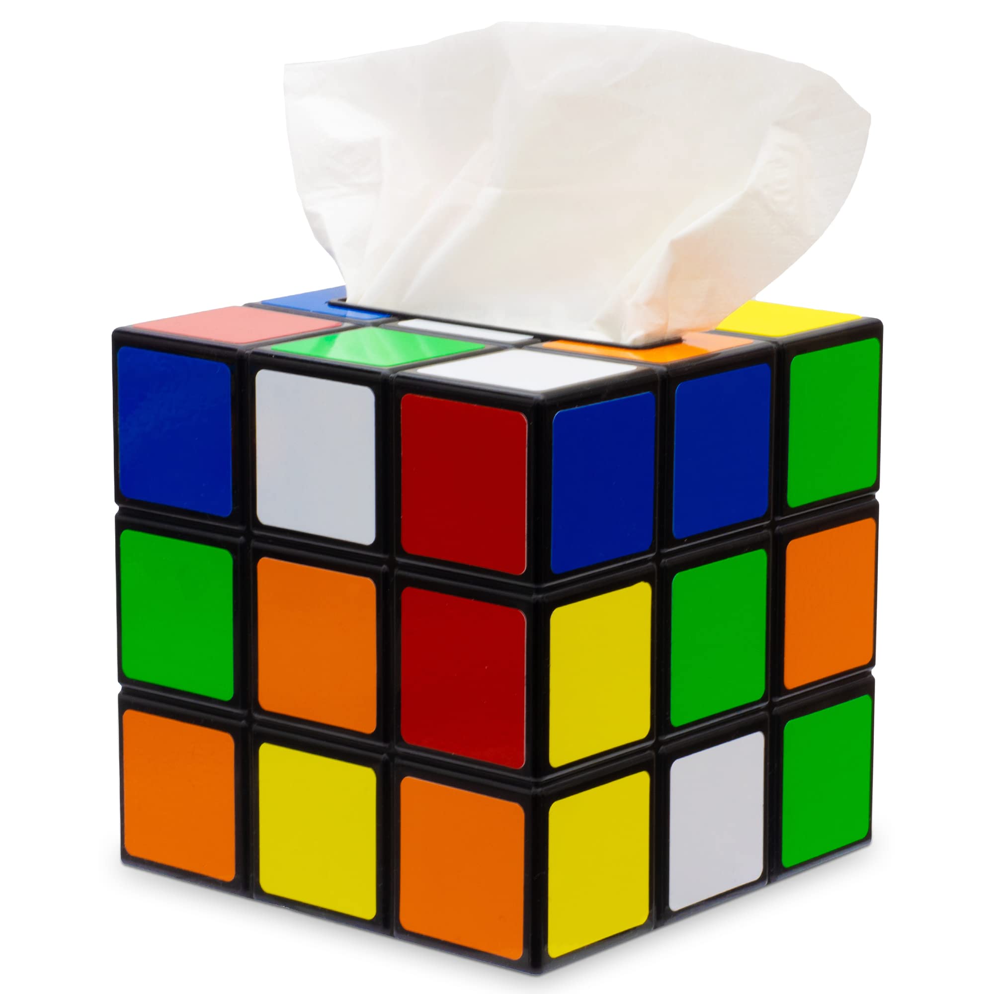 getDigital magic cube front view showing colorful puzzle design and tidy look