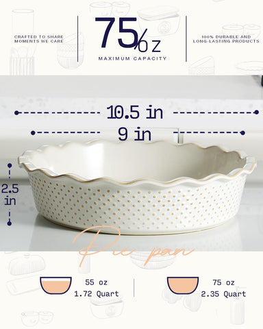 getstar deep dish with baked pie on wooden table for attractive serving presentation