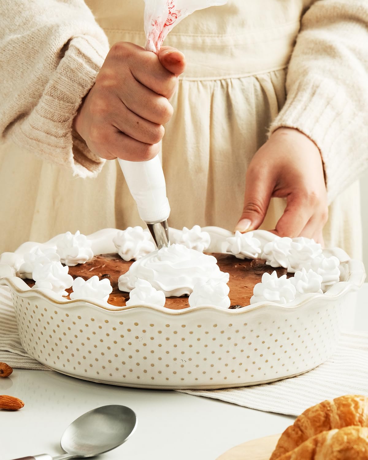 getstar pie pan in dishwasher rack illustrating dishwasher-safe cleanup convenience
