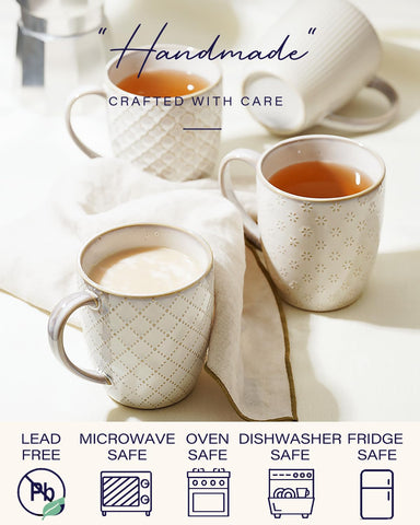 getstar mug being poured with coffee demonstrating large capacity and everyday use