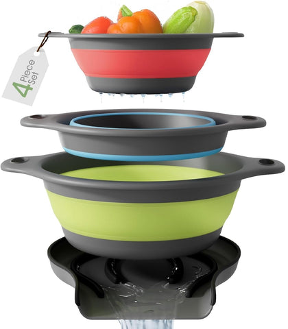 Gevoli front view showing full 4-piece set neatly arranged and space-saving