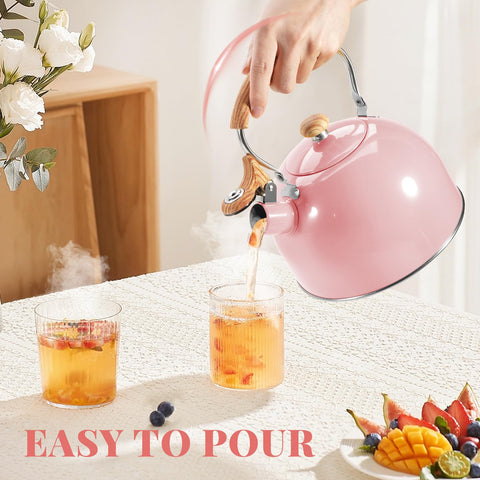 GGC kettle open top showing wide mouth for easy filling and simple cleaning benefit