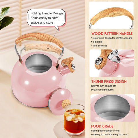 GGC kettle spout with thumb-press design for one-handed controlled pouring benefit