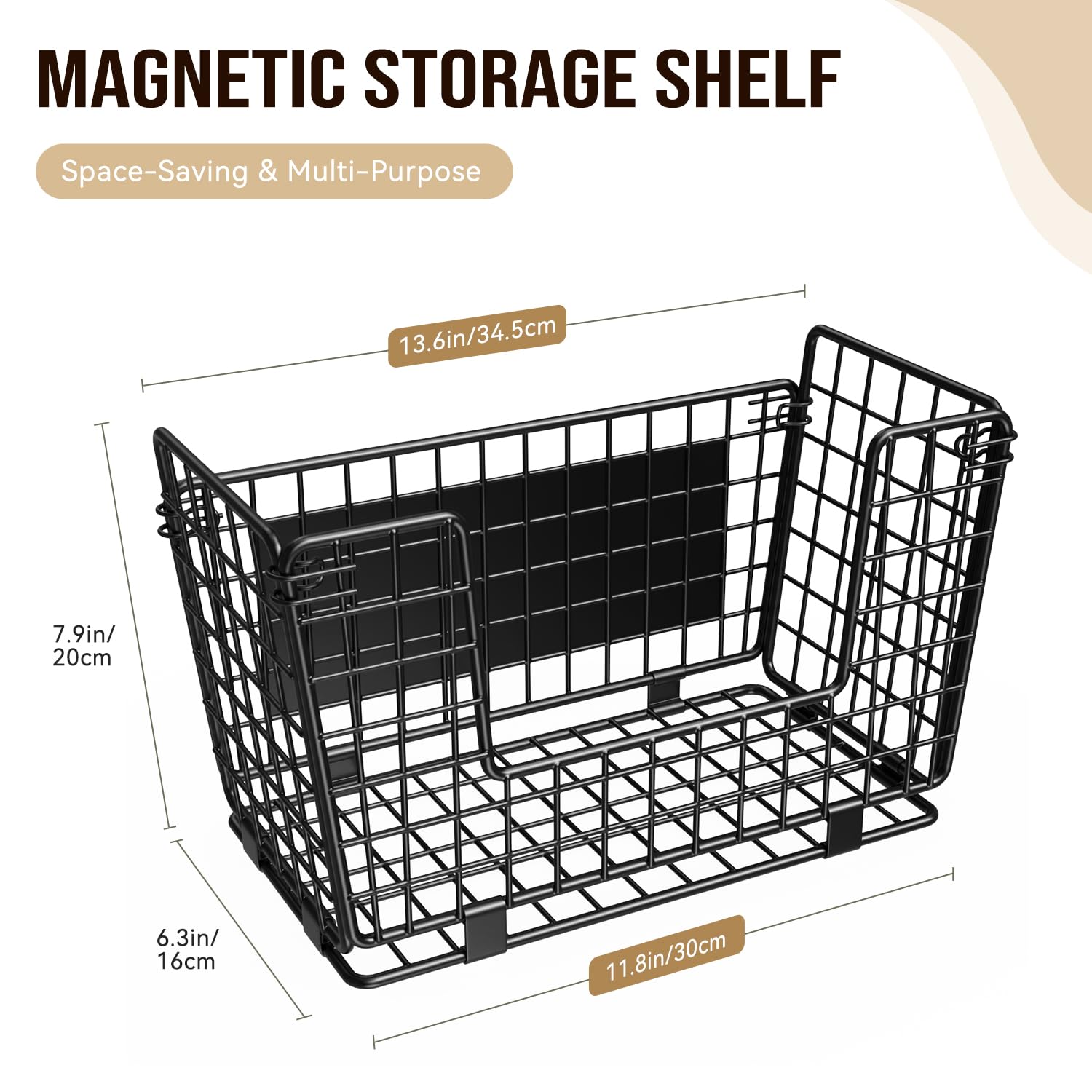 GGIU shelf next to hand showing size and practical scale for kitchen use