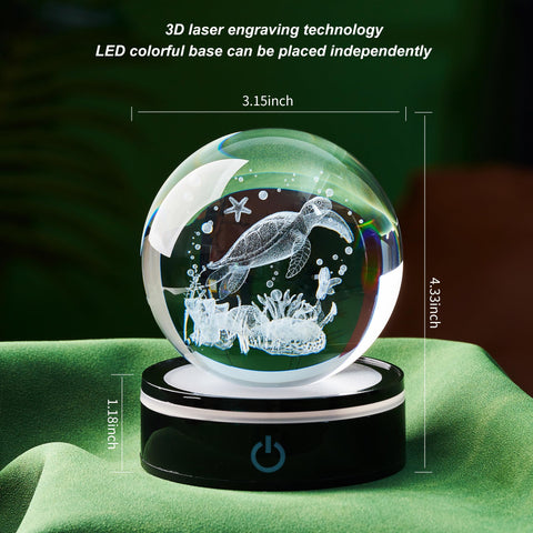 Ghtixsu LED base glowing multicolor to create ambient room lighting