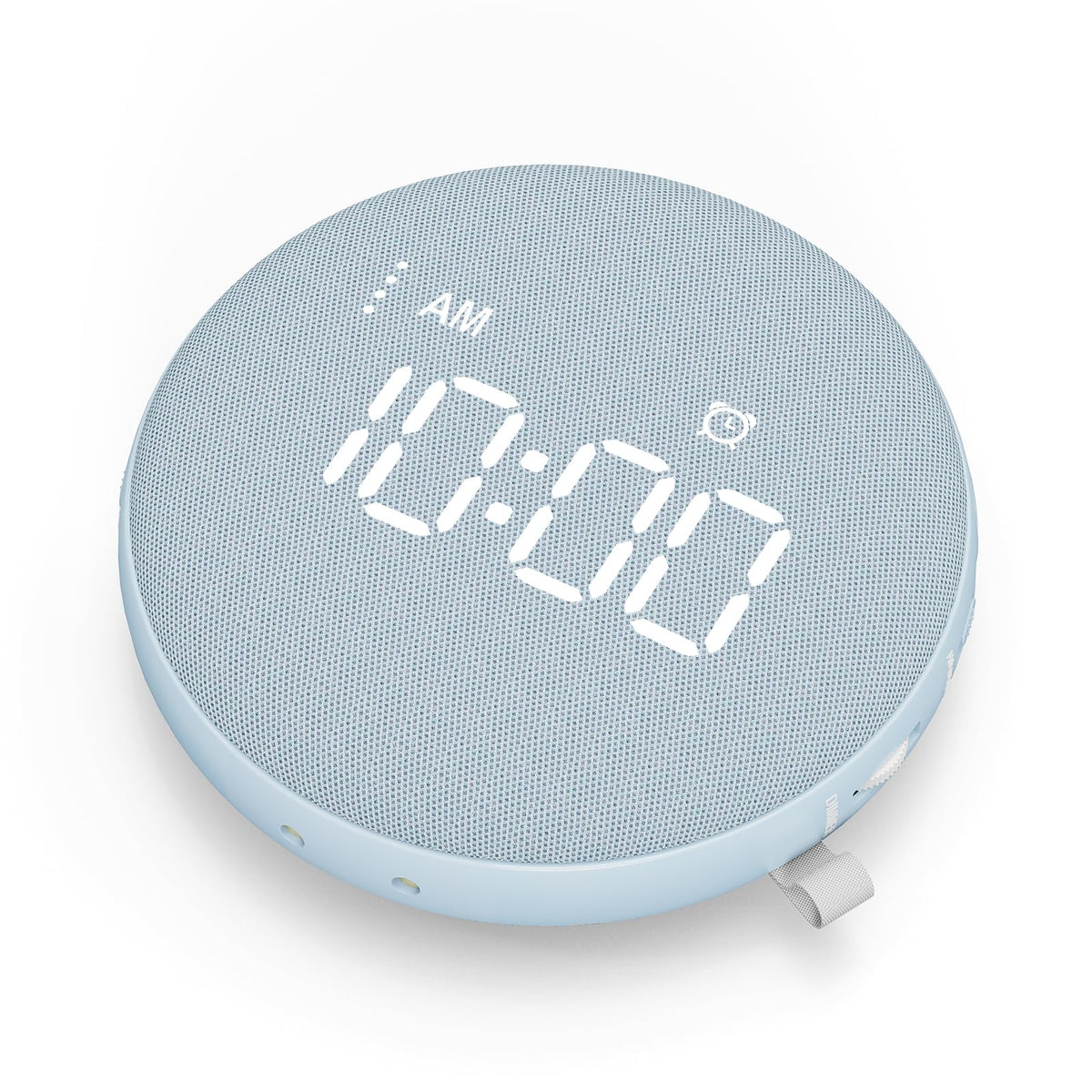 Gianna front view of alarm clock showing clear display and sturdy design for reliable mornings