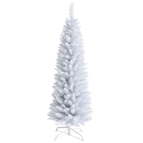 GIANTEX white pencil tree front view showing slim profile and elegant look