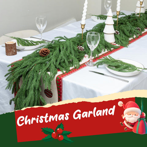 GIAUMA garland folded in storage box, convenient offseason protection