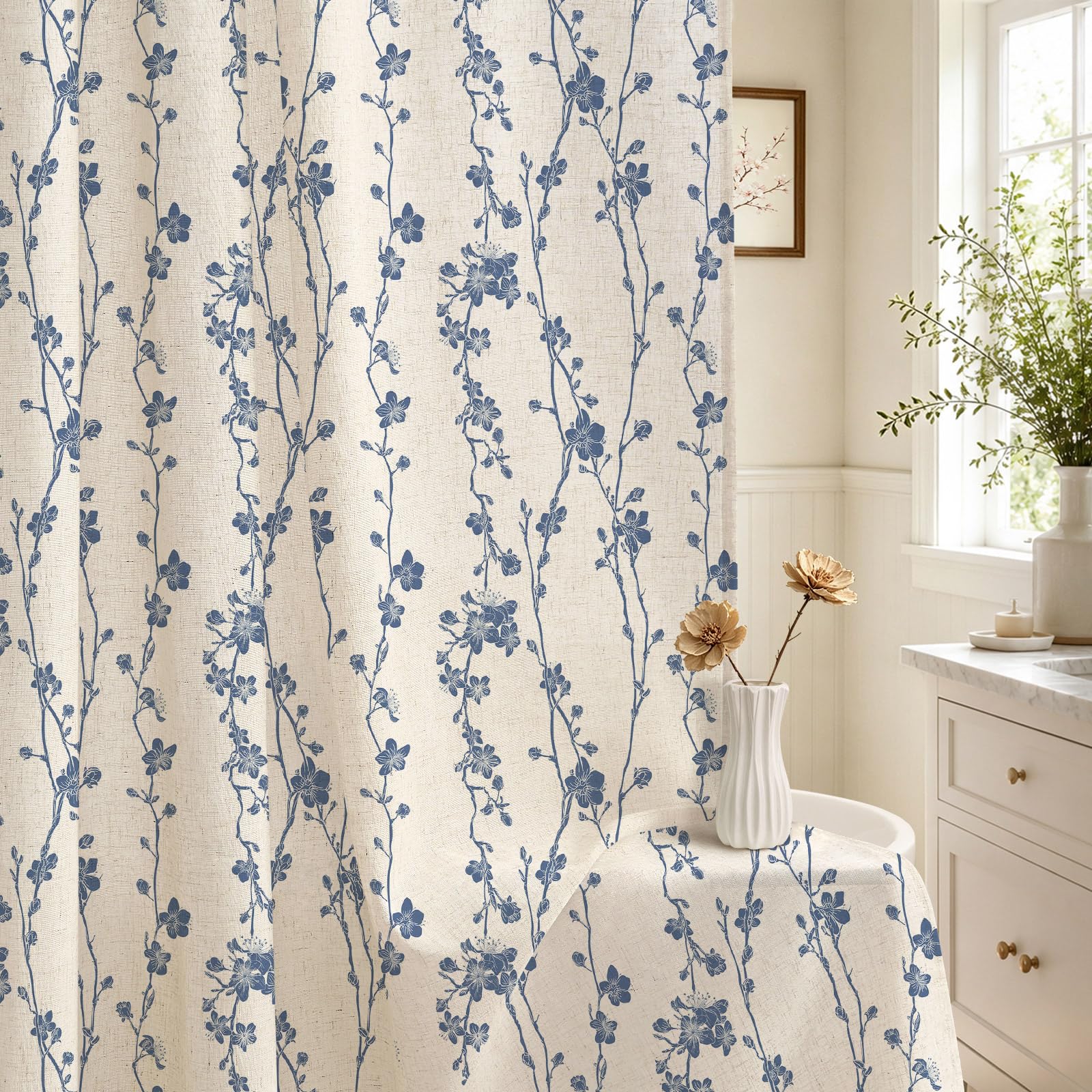Gibelle close-up texture showing linen-cotton weave and tactile depth