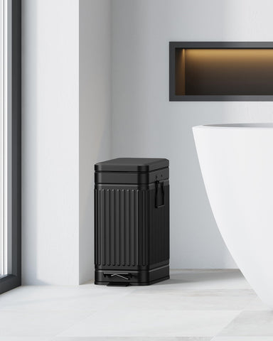 GibHerz activated carbon compartment open to show deodorizer for odor control