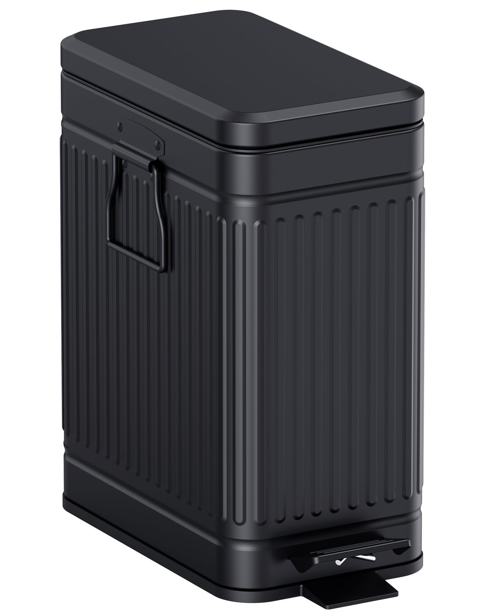 GibHerz front view of compact trash can showing sleek matte finish and modern look