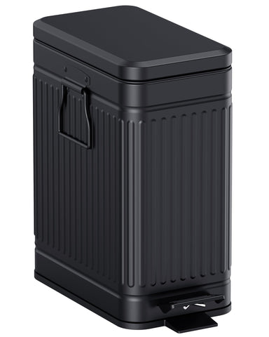 GibHerz front view of compact trash can showing sleek matte finish and modern look