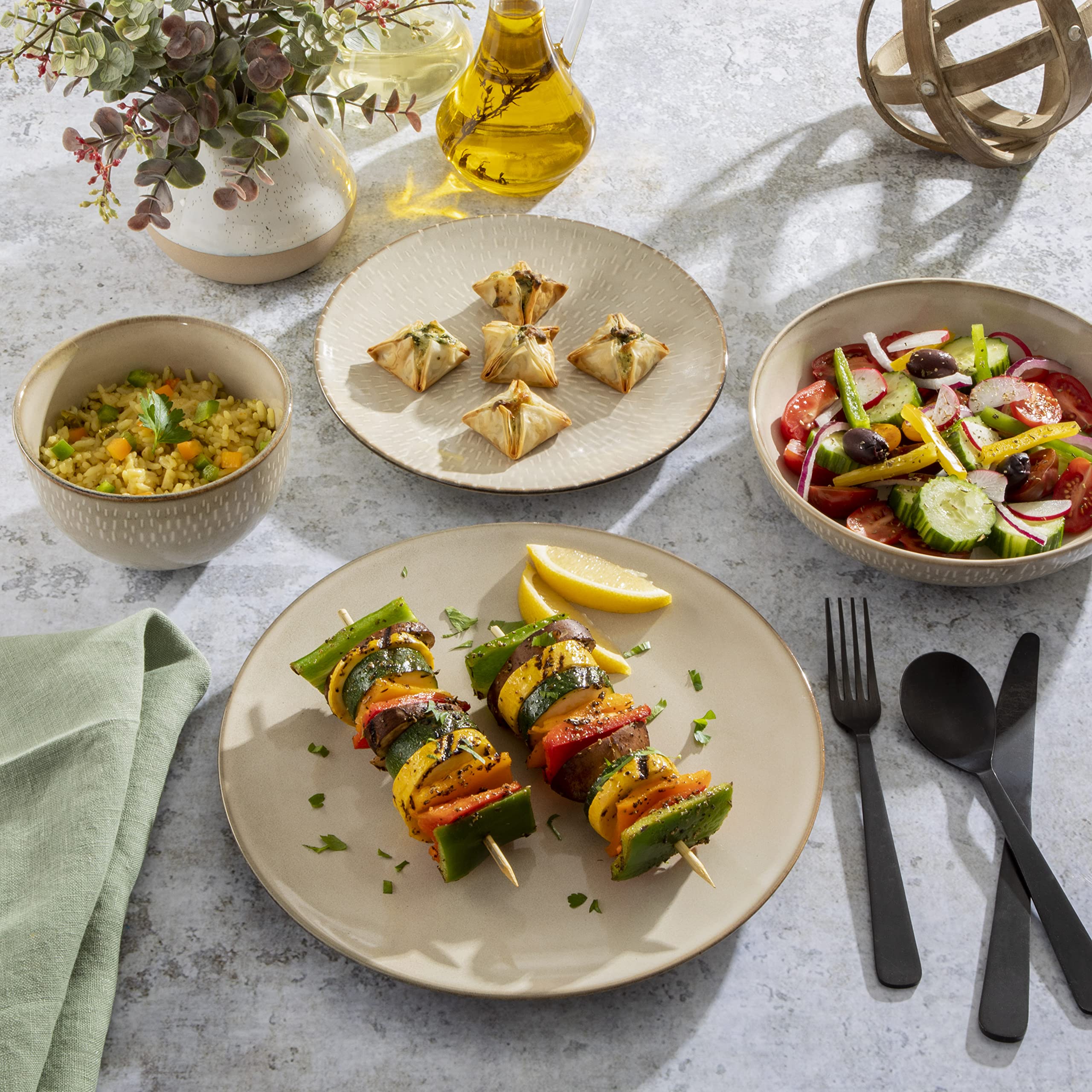 Gibson Elite table setting lifestyle shot showing elegant everyday use
