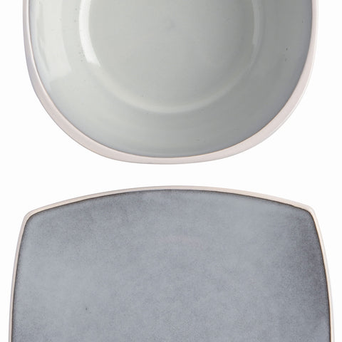 Gibson Elite cereal bowl and mug detail highlighting comfortable mug handle and deep bowl