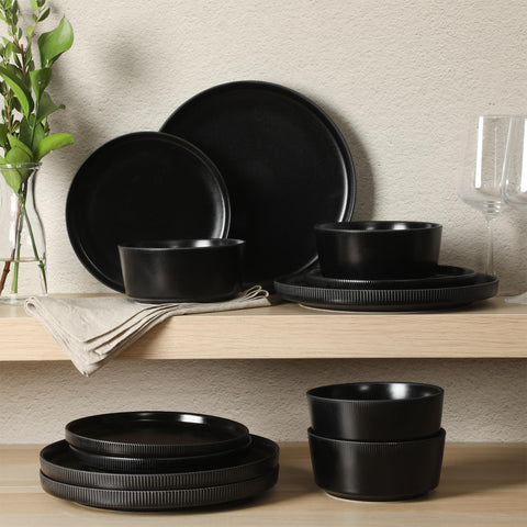 Gibson Home size comparison with hand and plate showing scale for portion planning