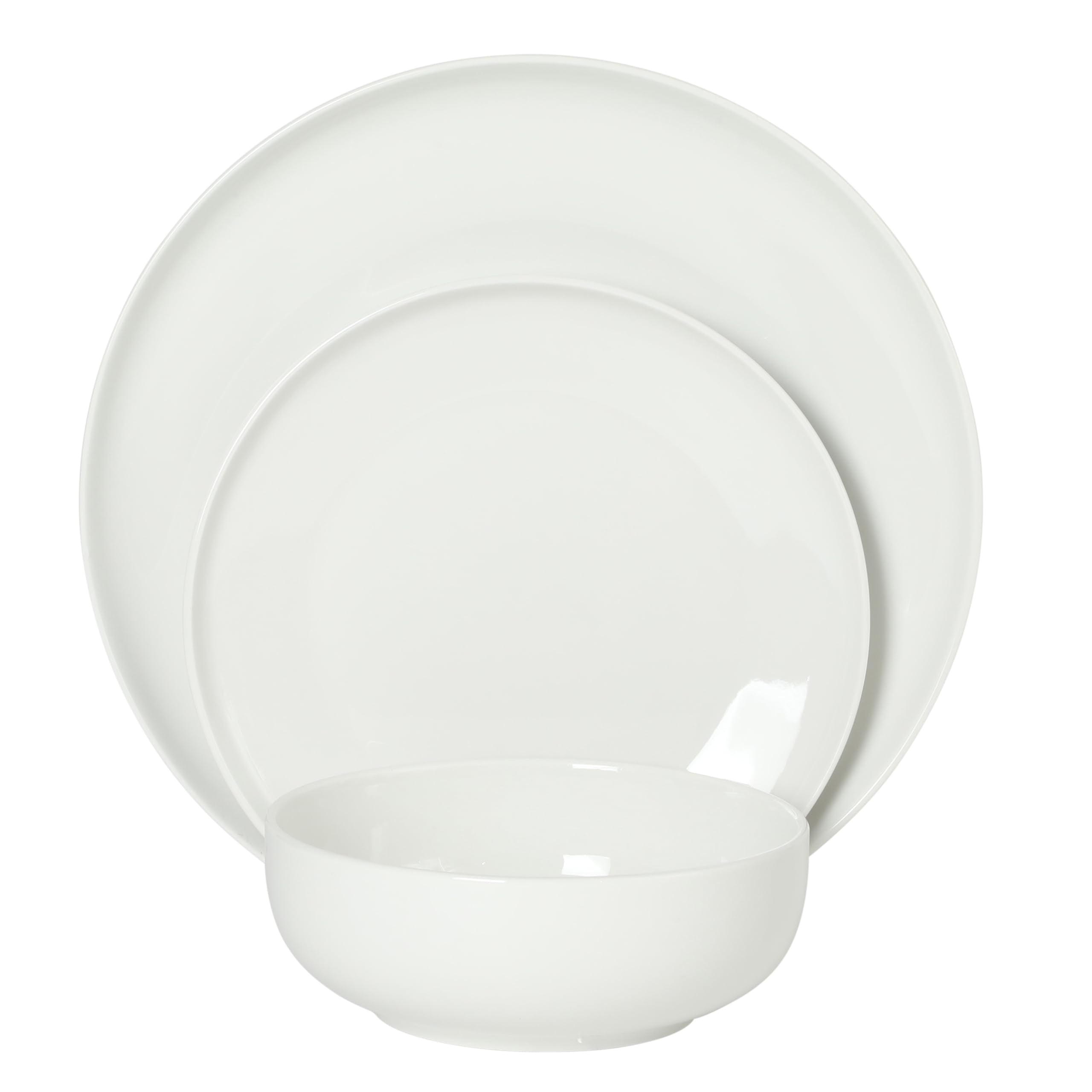 Gibson Home plated meal on Havenstone set showing stylish everyday entertaining and presentation