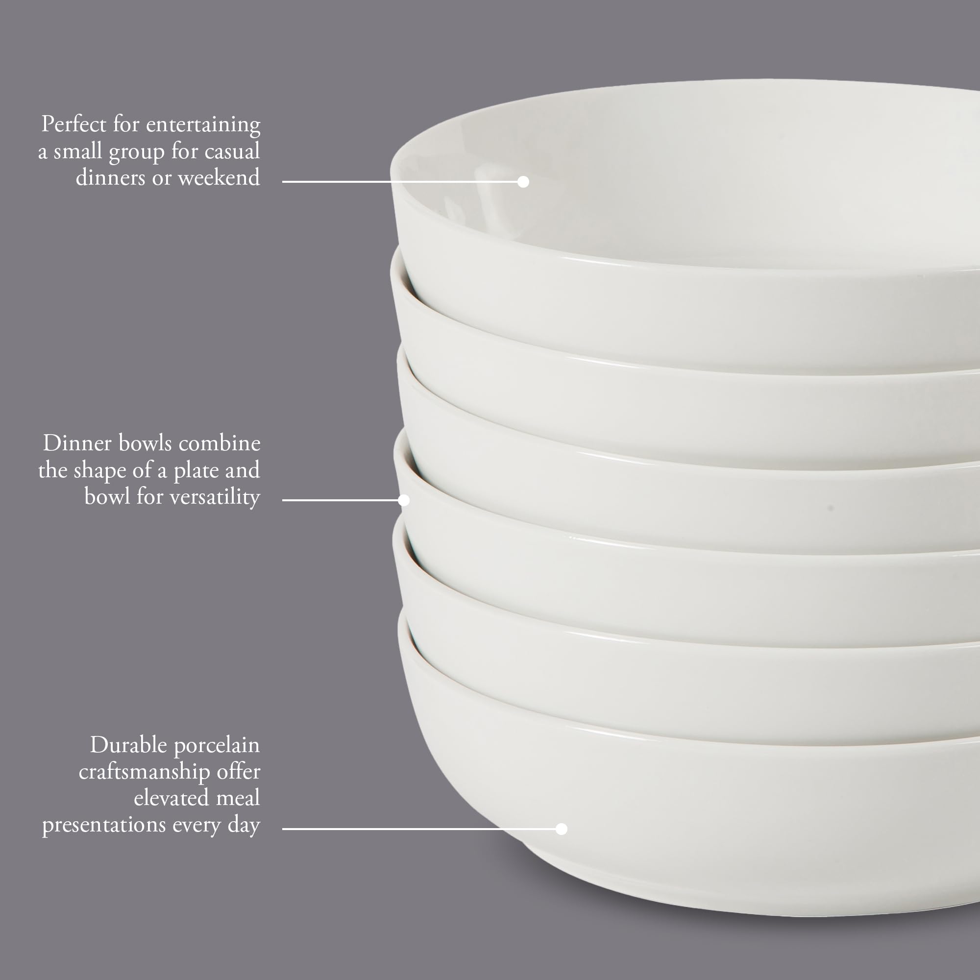 Gibson Home close-up of porcelain glaze highlighting durable finish and chip resistance